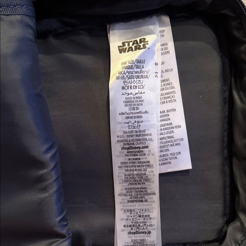 Star Wars Dark Blue Crossbody Bag with Spaceship Graphics - Picture 2 of 8